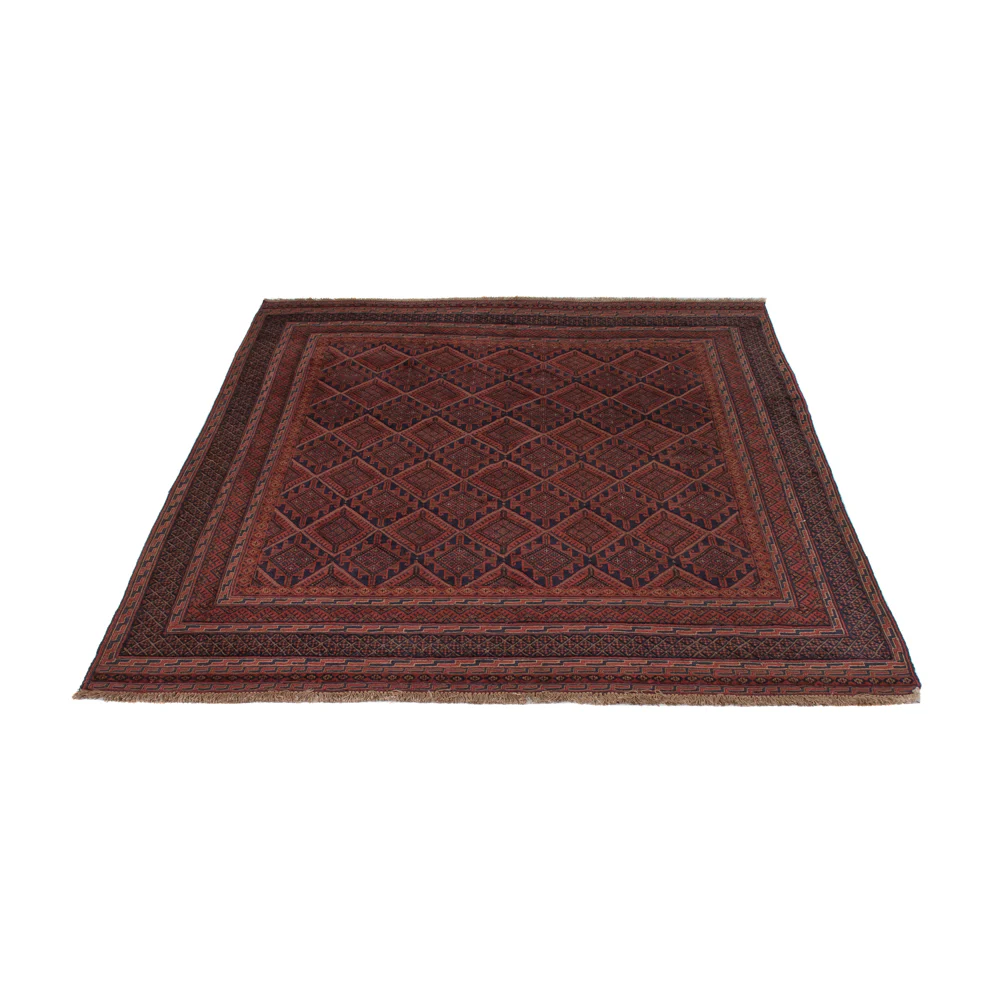 Kelim Teppich - Oriental - 203 x 140 cm - dunkelrot - Image 6