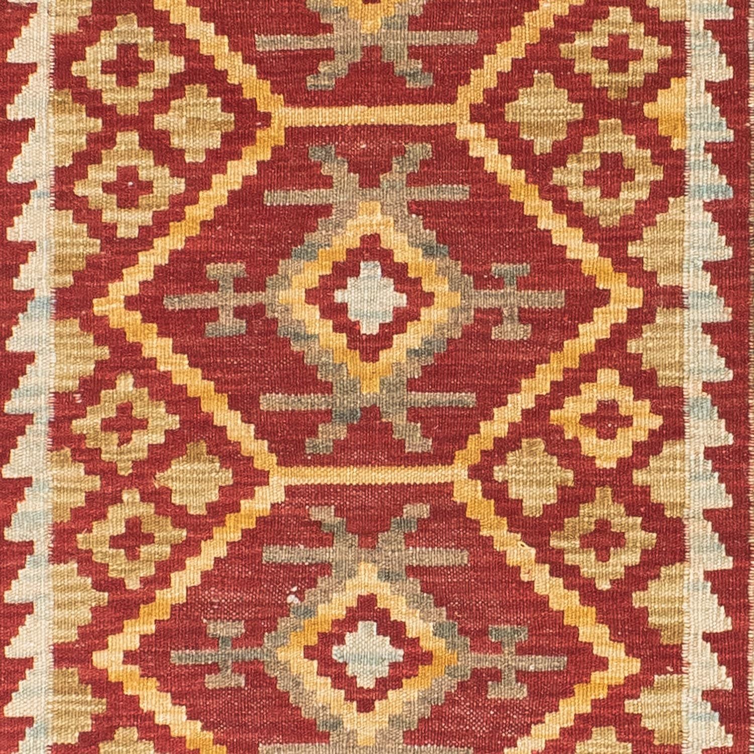 Kelim Teppich - Oriental 203 x 71 cm - rot - Image 2
