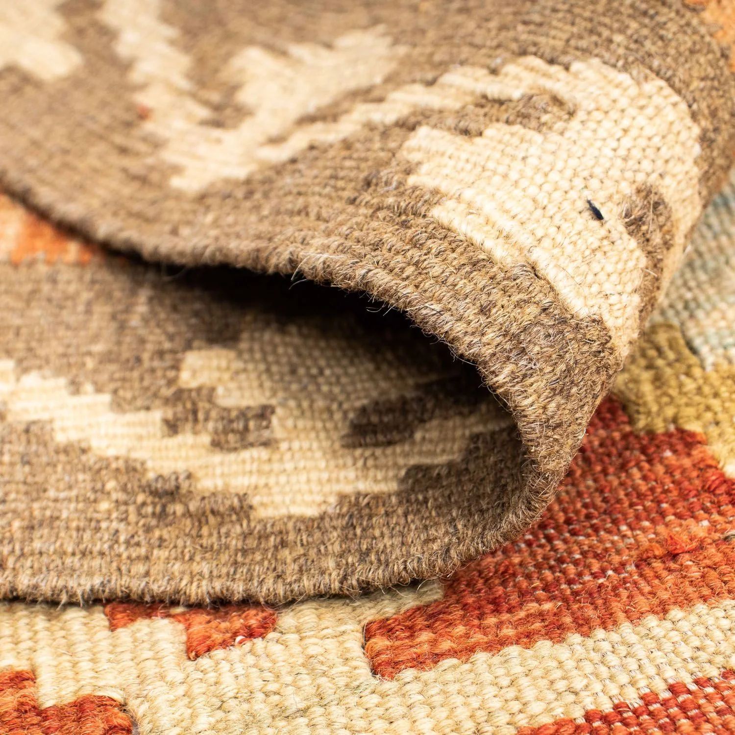 Kelim Teppich - Oriental 203 x 73 cm - beige - Image 4