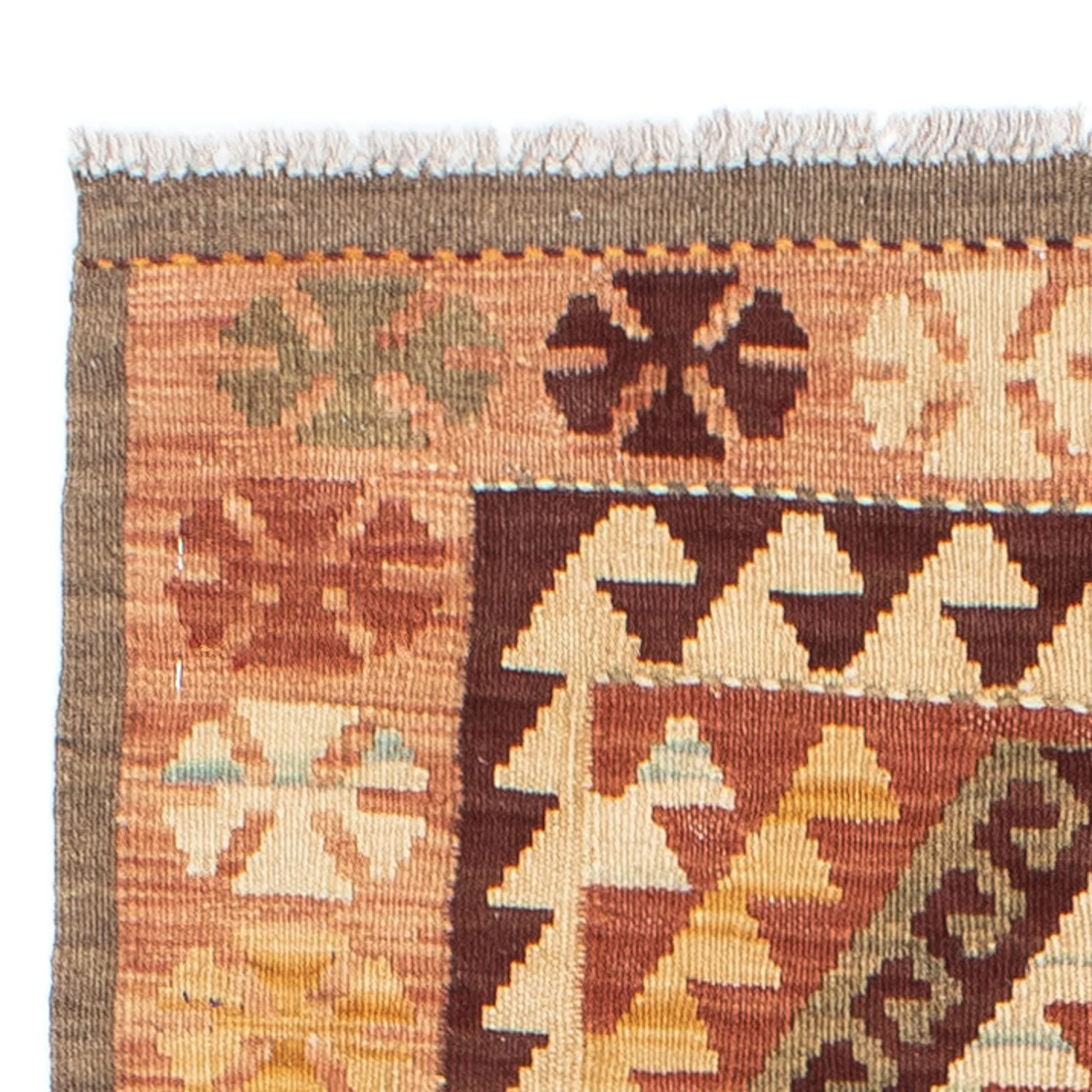 Kelim Teppich - Oriental 204 x 71 cm - beige - Image 3