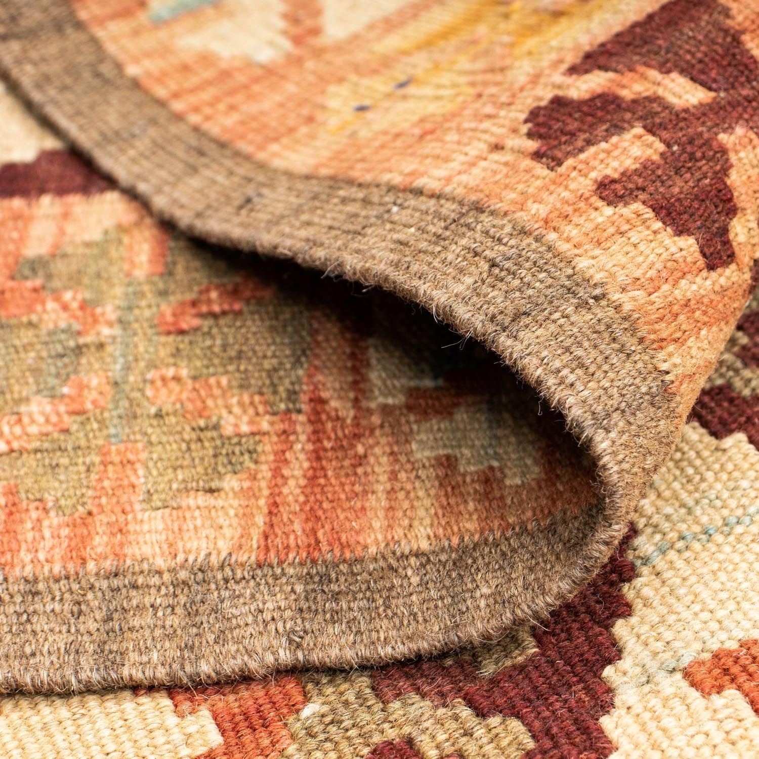 Kelim Teppich - Oriental 204 x 71 cm - beige - Image 4
