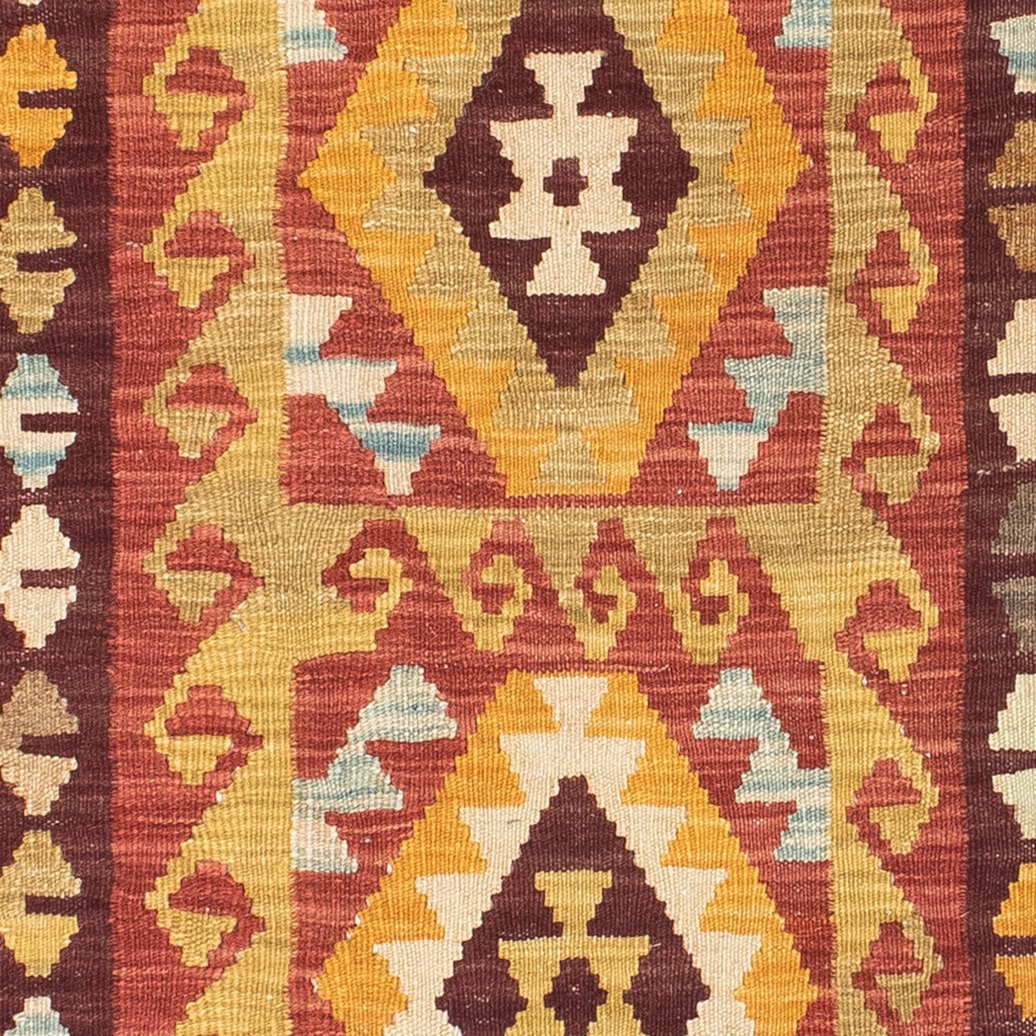 Kelim Teppich - Oriental 204 x 77 cm - rot - Image 2