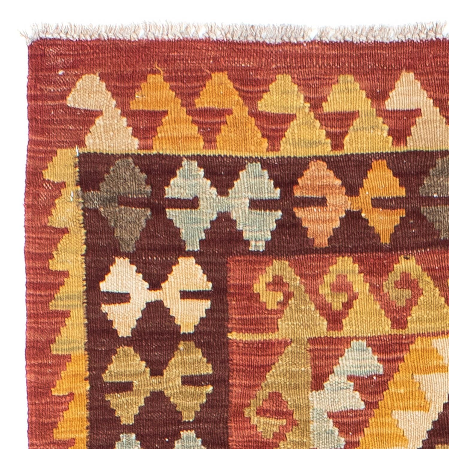 Kelim Teppich - Oriental 204 x 77 cm - rot - Image 3