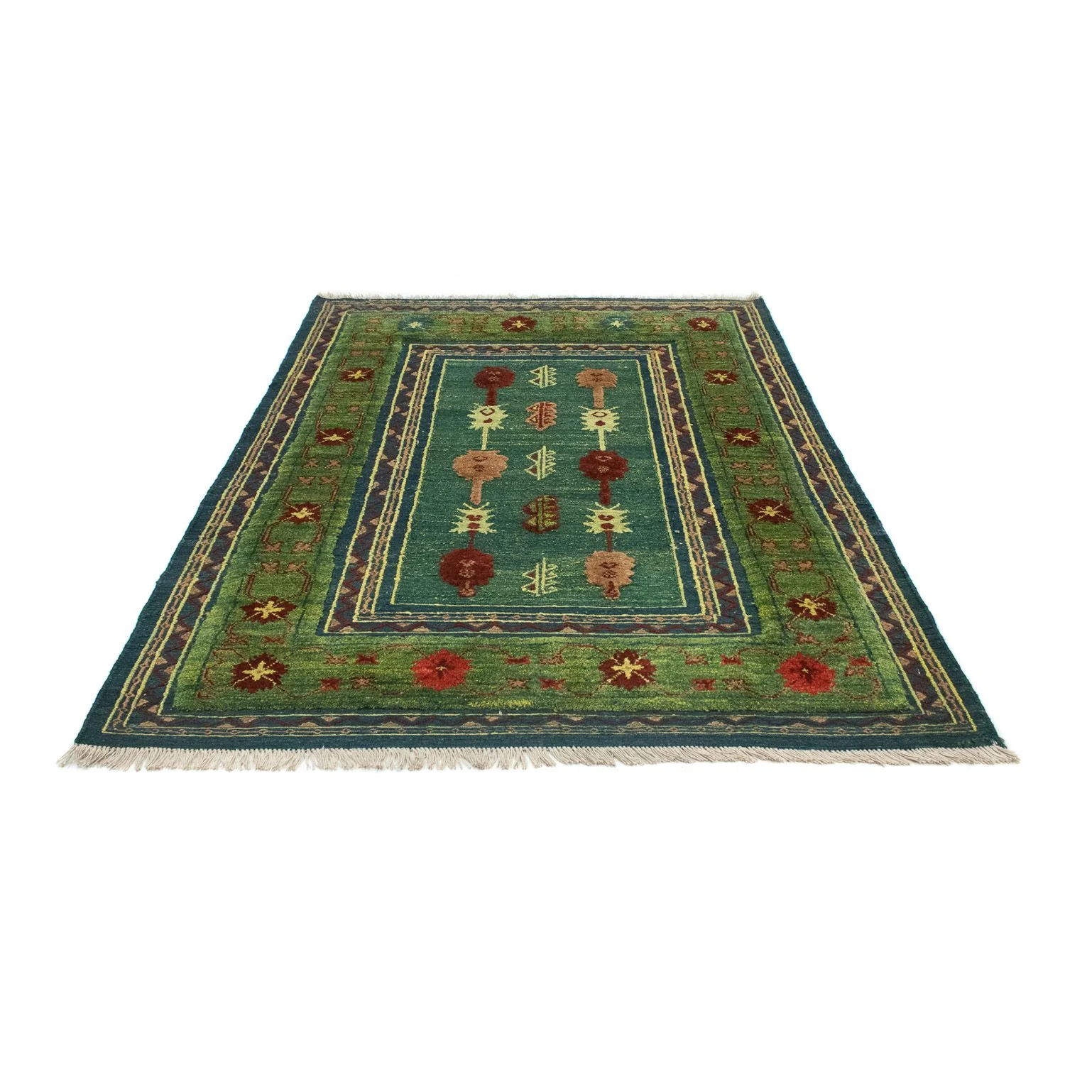 Kelim Teppich - Oriental 205 x 147 cm - grün - Image 5