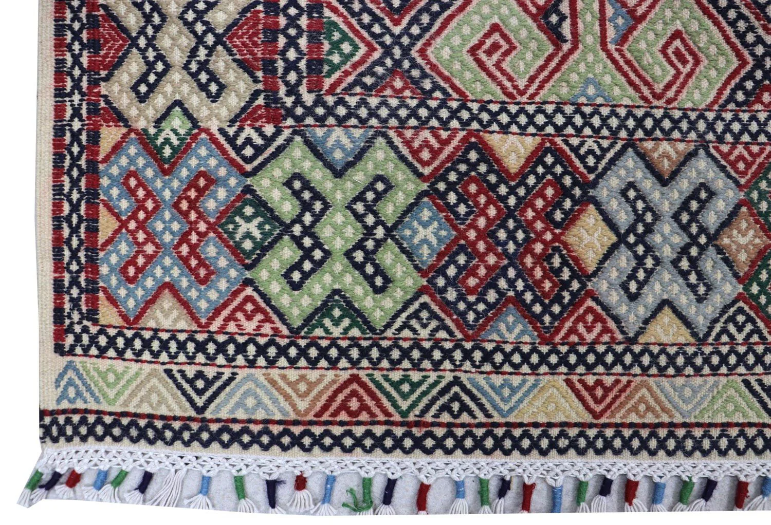 Kelim Teppich - Oriental 205 x 178 cm - blau - Image 3