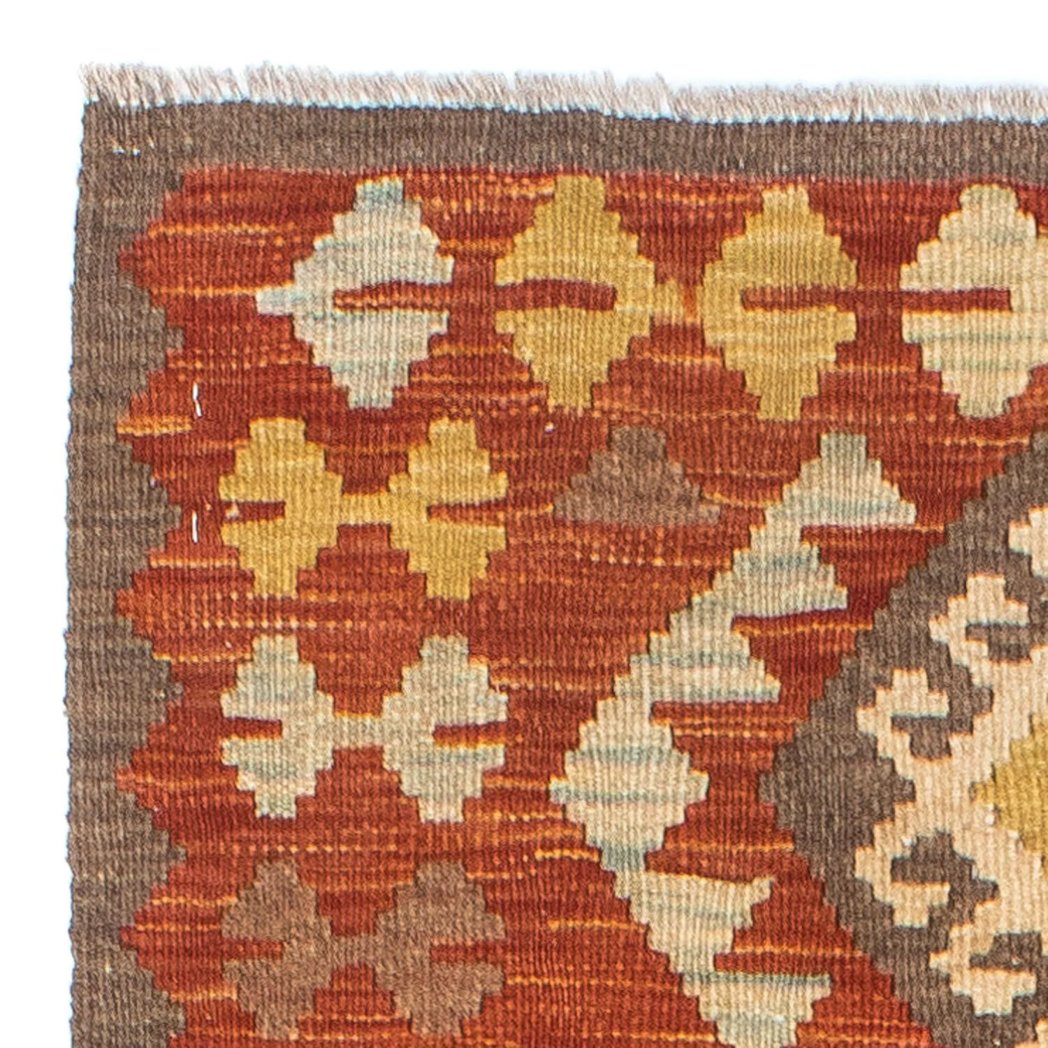 Kelim Teppich - Oriental 205 x 78 cm - rost - Image 3