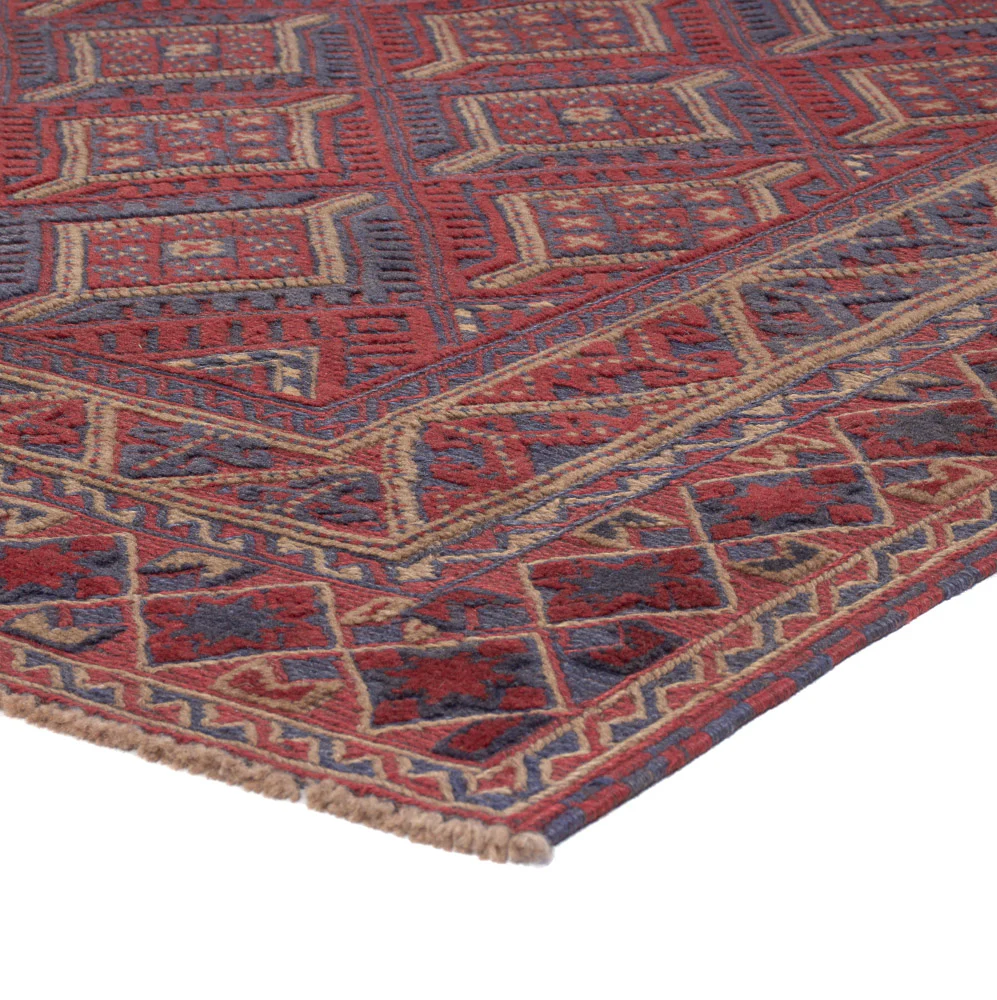 Kelim Afghan Teppich 206x151cm - Image 4