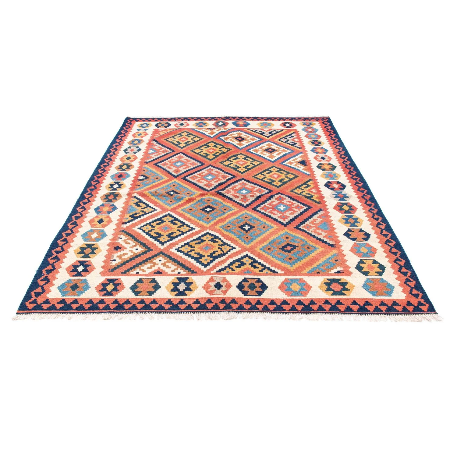 Kelim Teppich - Oriental 206 x 156 cm - rost - Image 5