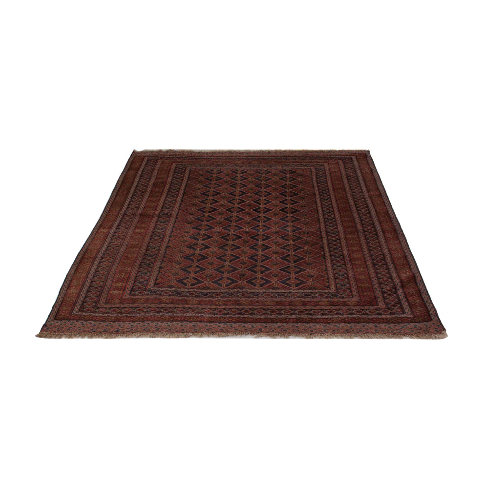 Kelim Afghan Teppich 207x140cm - Image 6