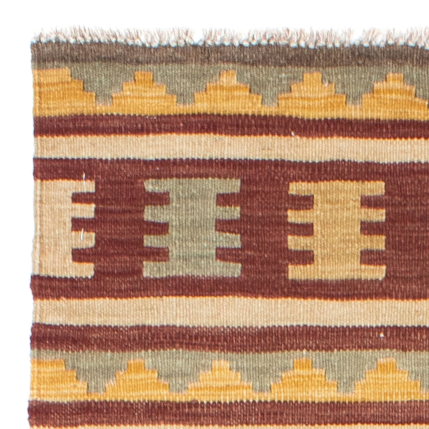 Kelim Teppich - Oriental 207 x 74 cm - beige - Image 3