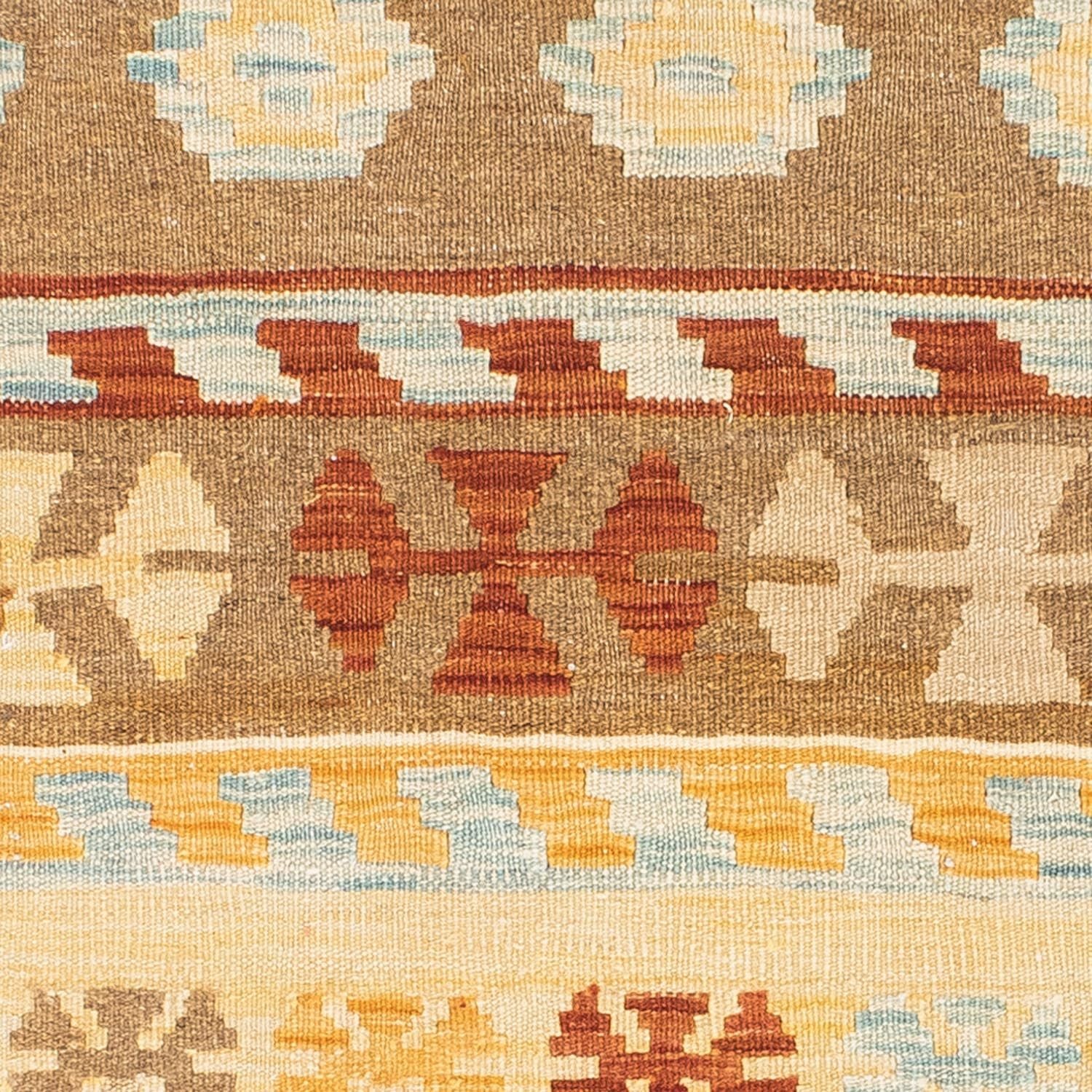 Kelim Teppich - Oriental 207 x 77 cm - beige - Image 2
