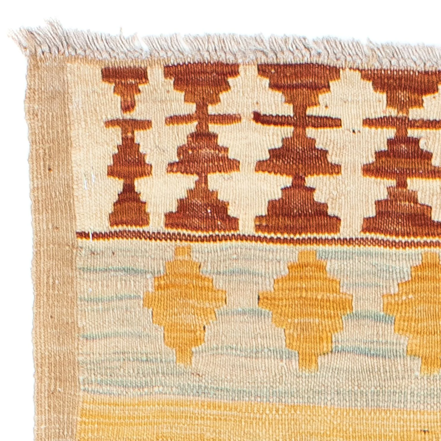 Kelim Teppich - Oriental 207 x 77 cm - beige - Image 3
