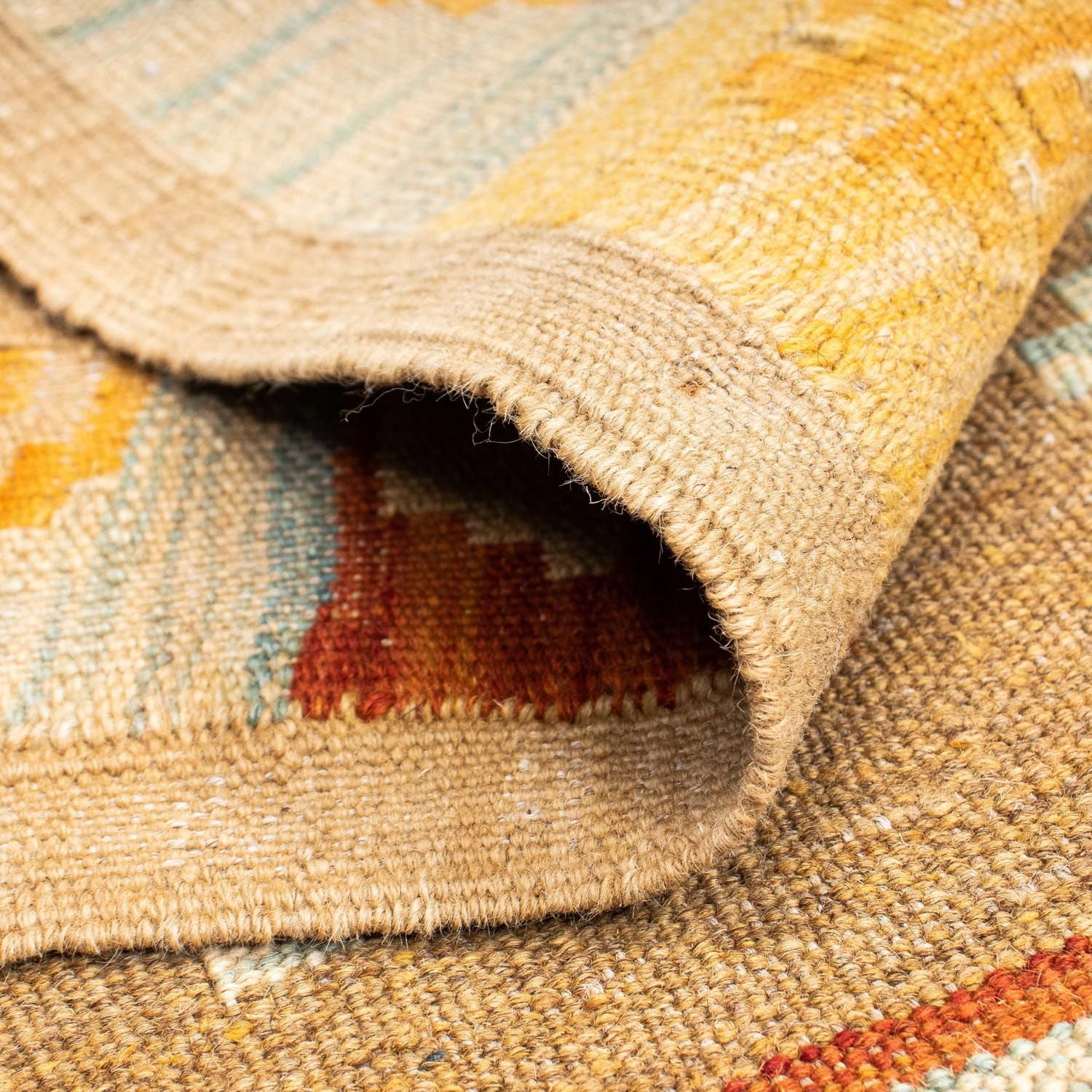 Kelim Teppich - Oriental 207 x 77 cm - beige - Image 4