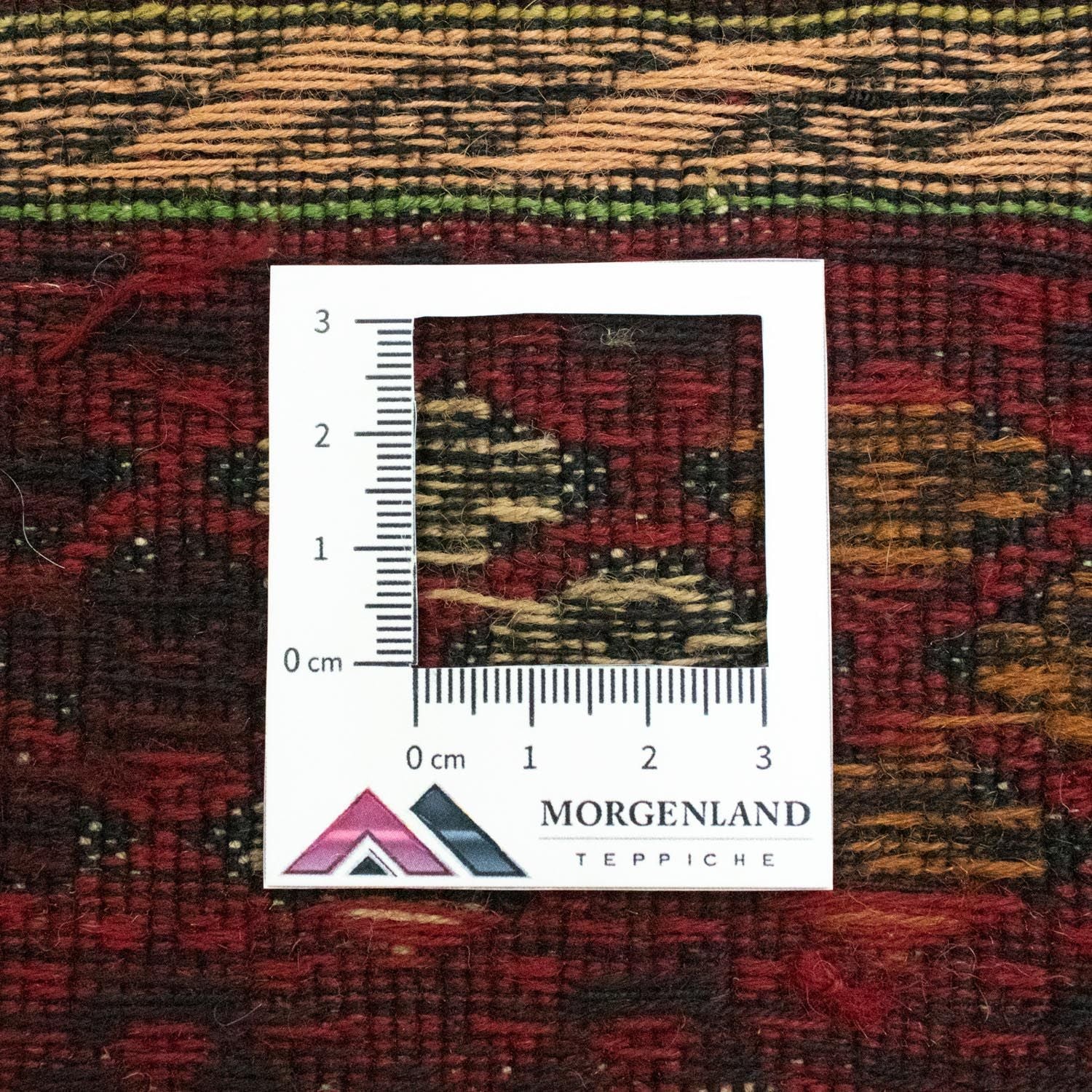 Kelim Afghan Teppich 208x85cm - Image 6