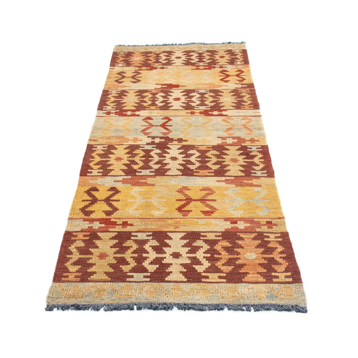 Kelim Teppich - Oriental 209 x 72 cm - mehrfarbig - Image 5