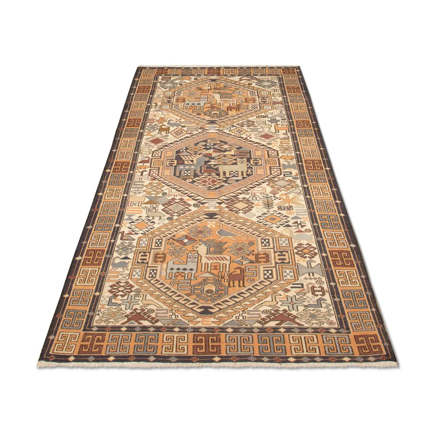Kelim Teppich - Oriental 210 x 115 cm Teppichläufer - Image 5