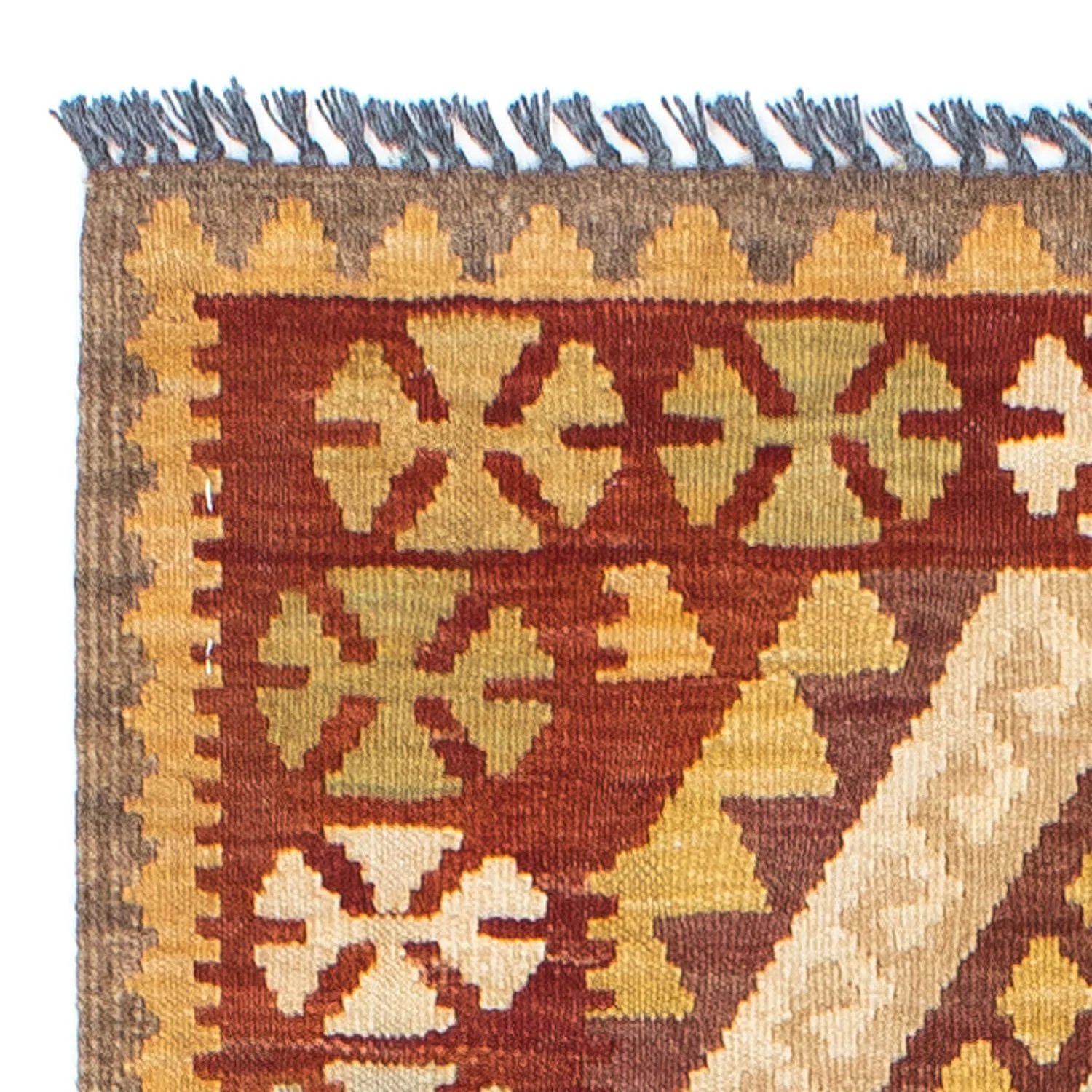 Kelim Teppich - Oriental 210 x 68 cm - beige - Image 3