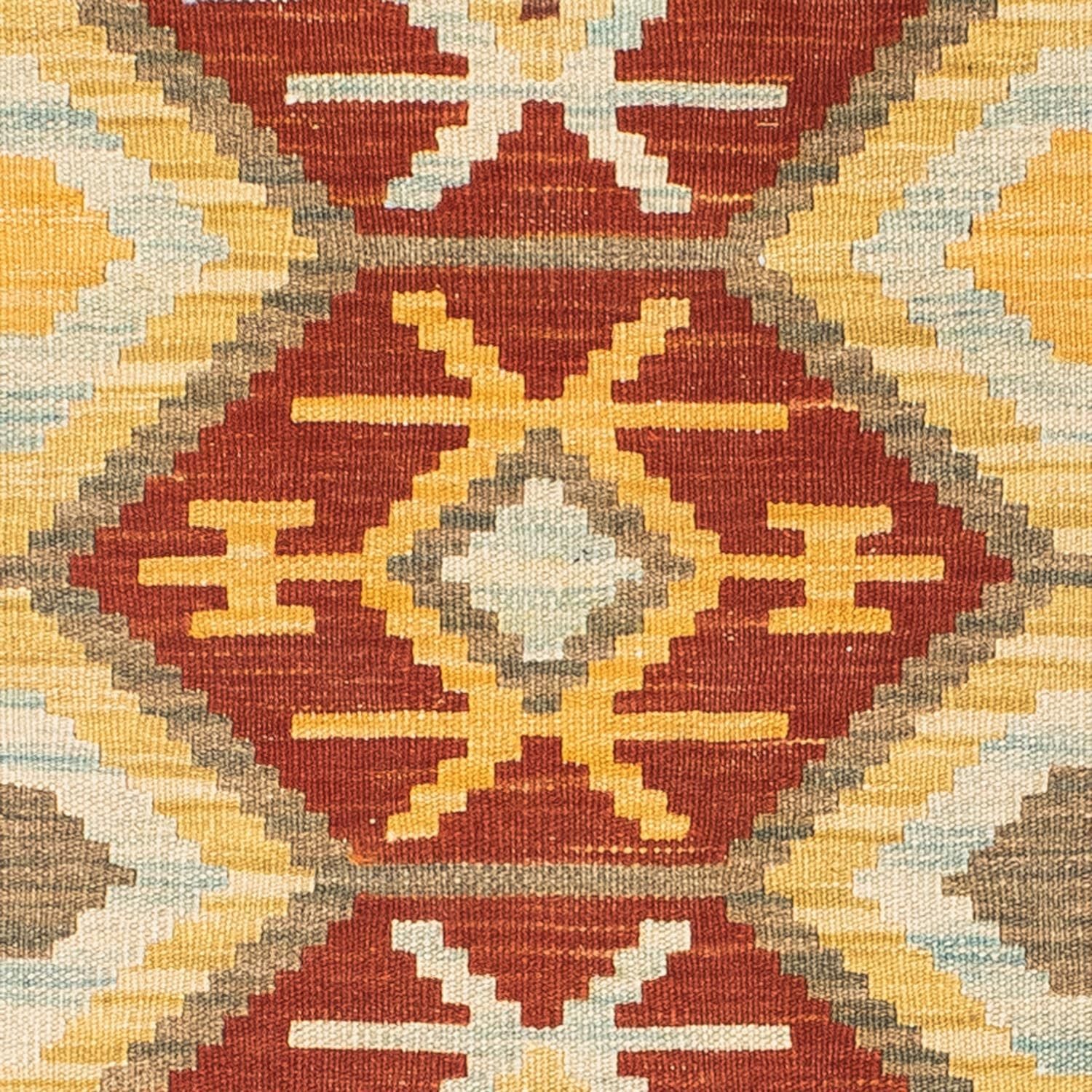 Kelim Teppich - Oriental 210 x 72 cm - hellbraun - Image 2