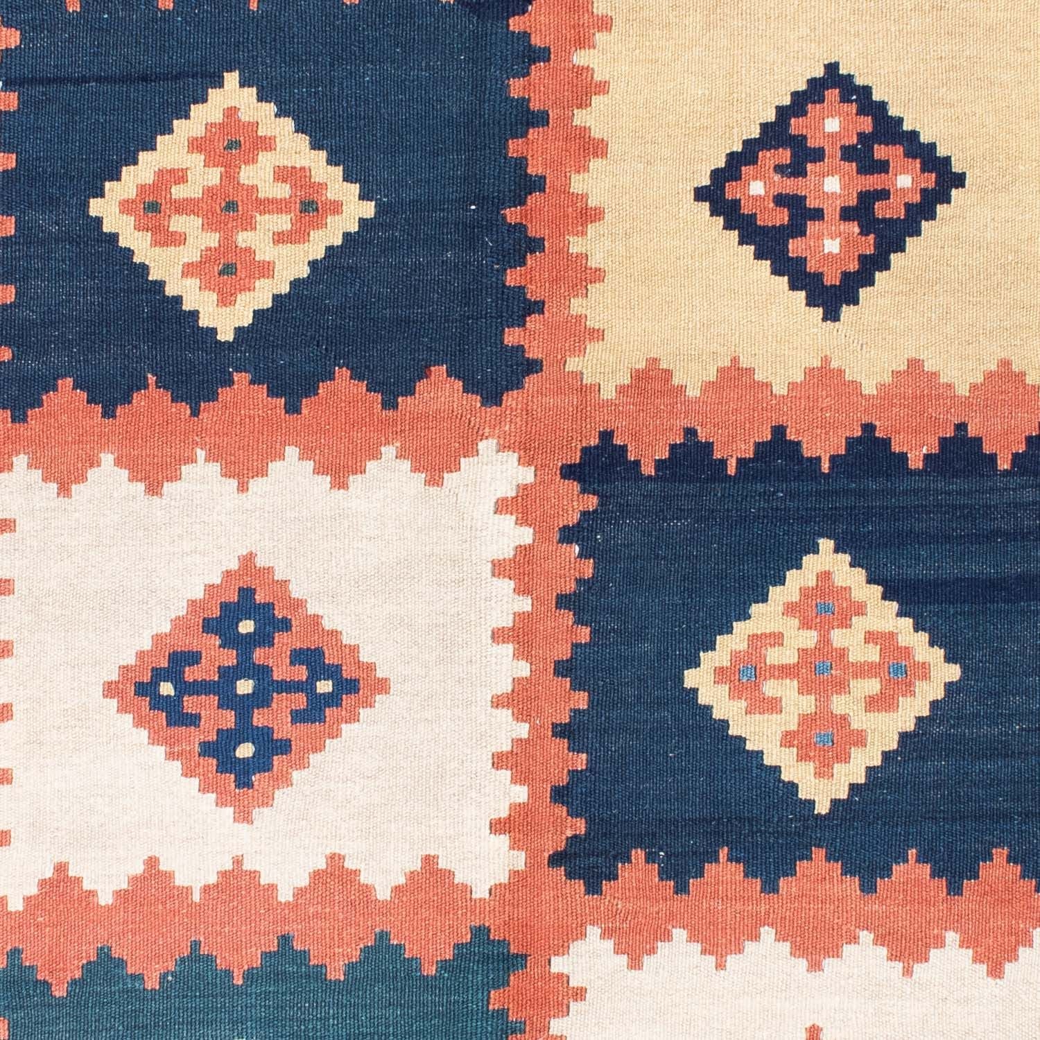 Kelim Teppich - Oriental 212 x 155 cm - blau - Image 2