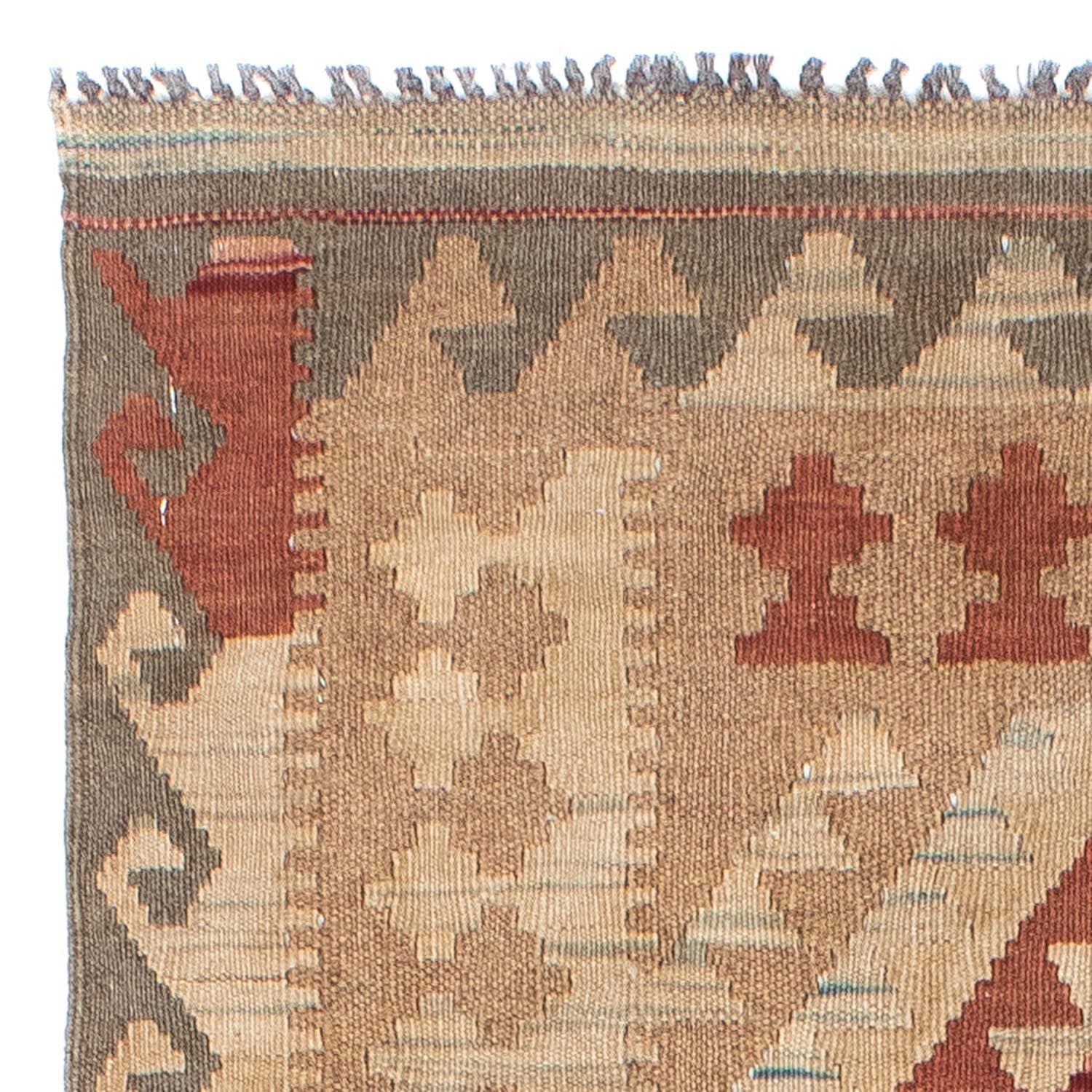 Kelim Teppich - Oriental 212 x 79 cm - hellbraun - Image 3
