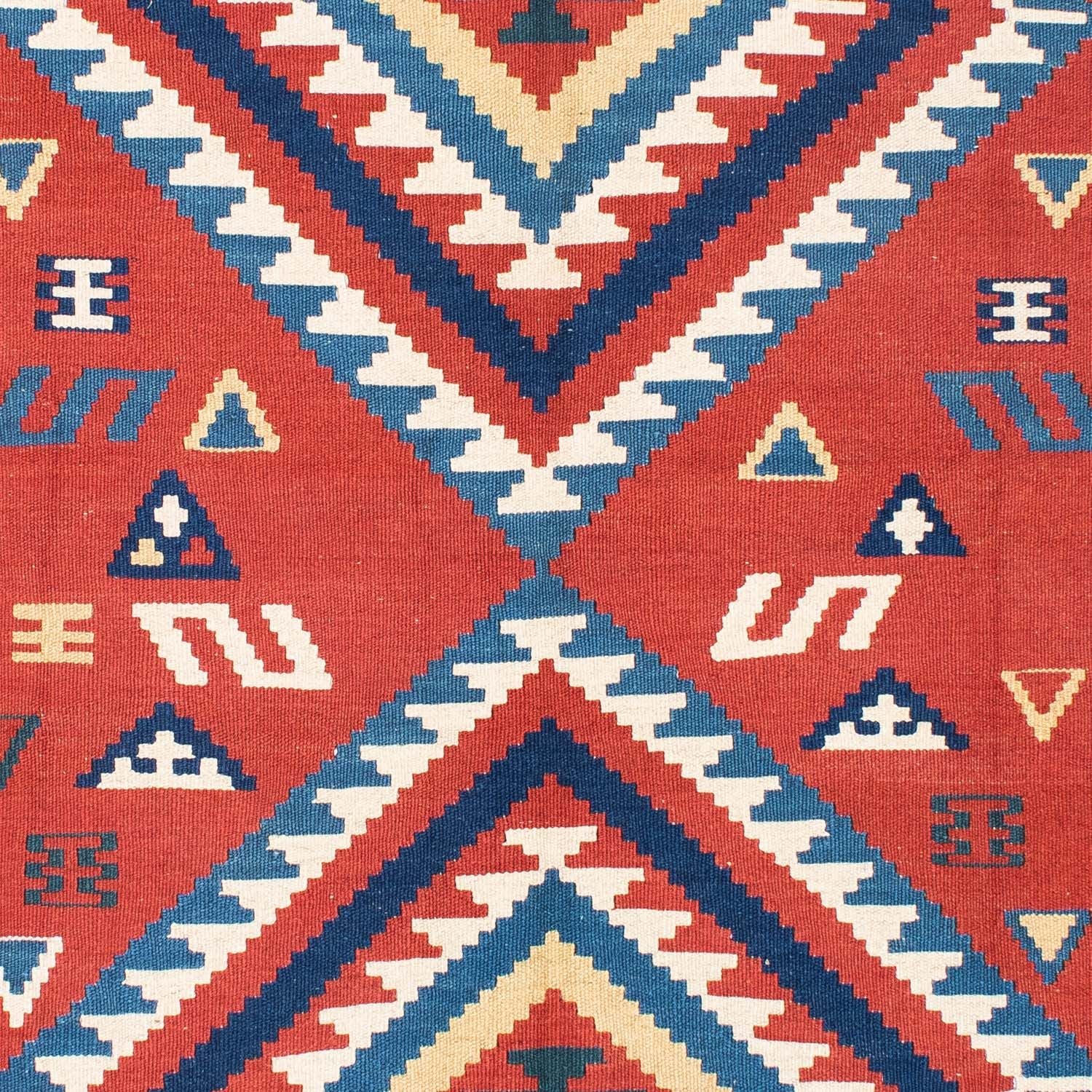 Kelim Teppich - Oriental 213 x 160 cm - rot - Image 2
