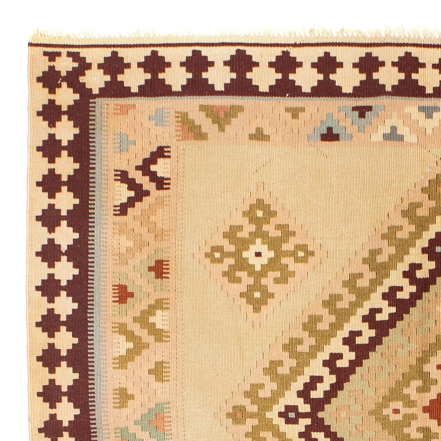 Kelim Teppich - Oriental 216 x 150 cm - hellbeige - Image 3