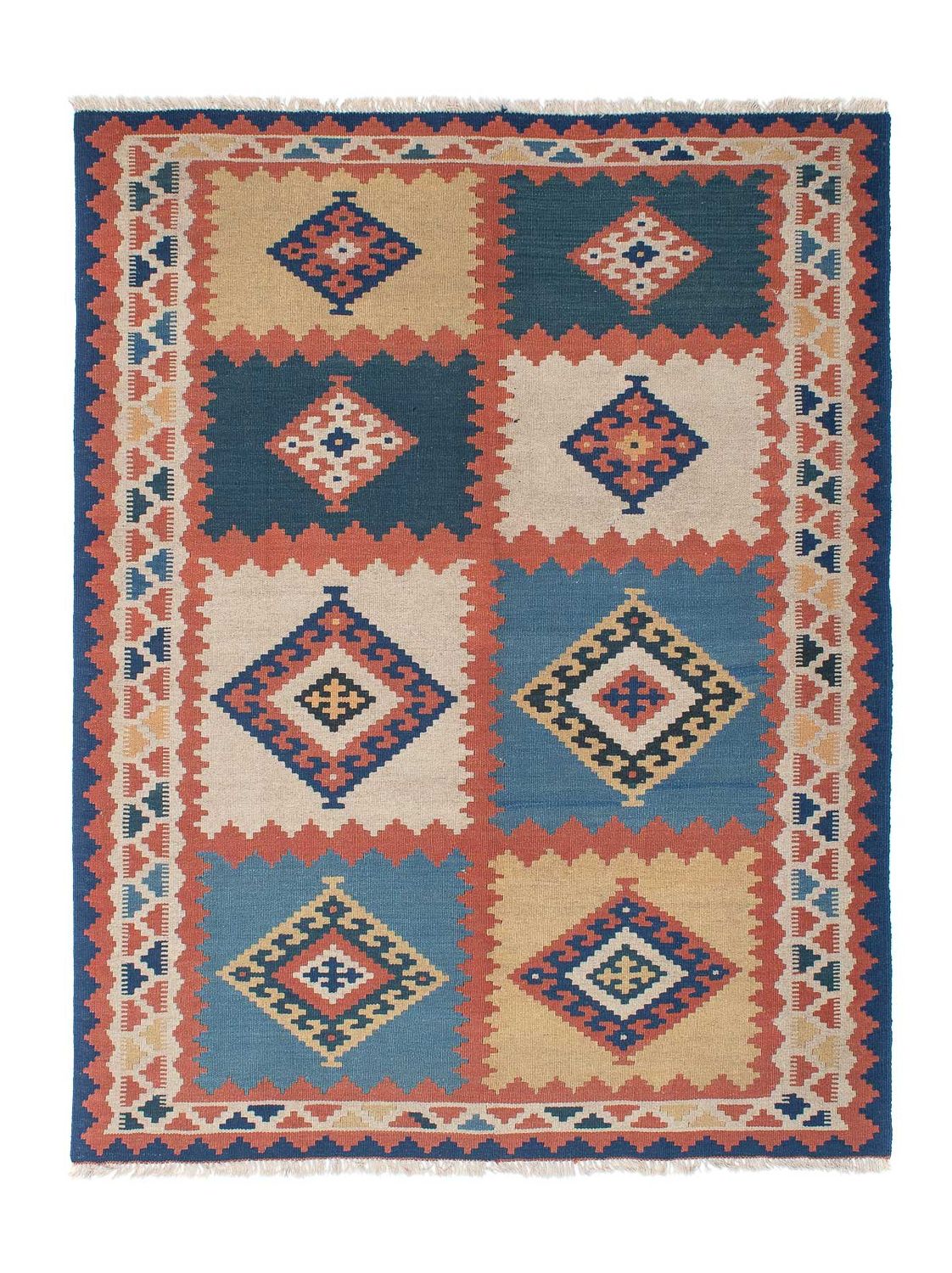 Kelim Teppich - Oriental 216 x 161 cm - mehrfarbig