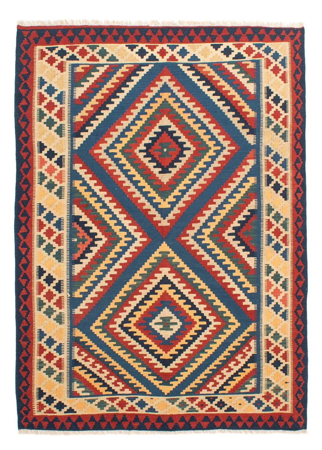 Kelim Teppich - Oriental 217 x 153 cm - mehrfarbig