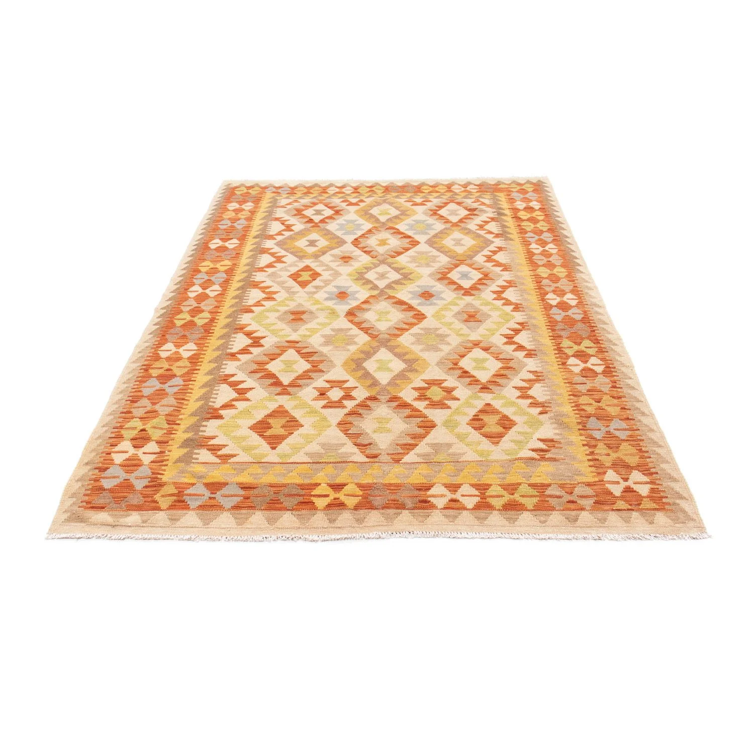 Kelim Teppich - Oriental 218 x 144 cm - beige - Image 5