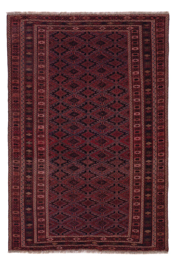 Kelim Afghan Teppich 221x146cm