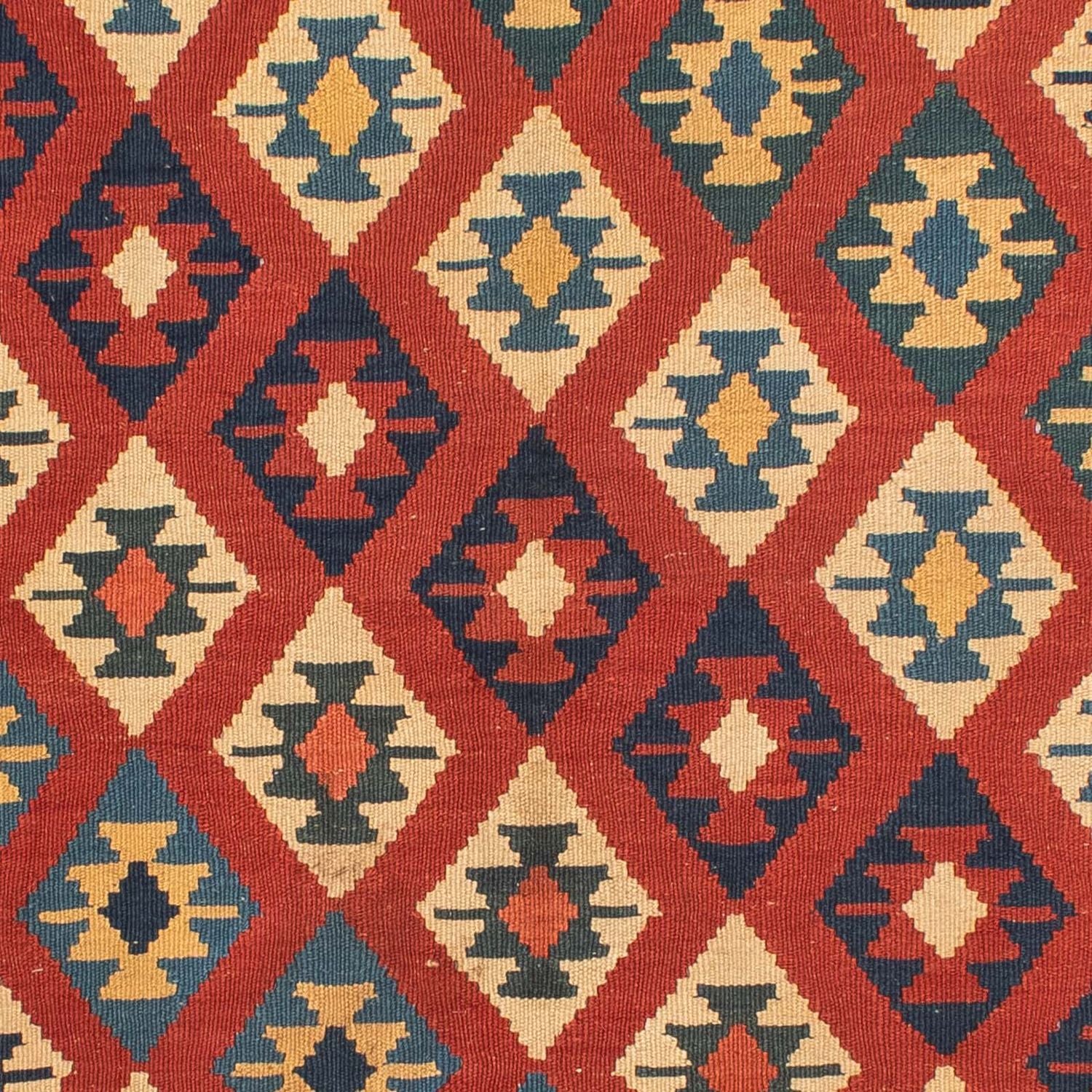 Kelim Teppich - Oriental 221 x 152 cm - mehrfarbig - Image 2
