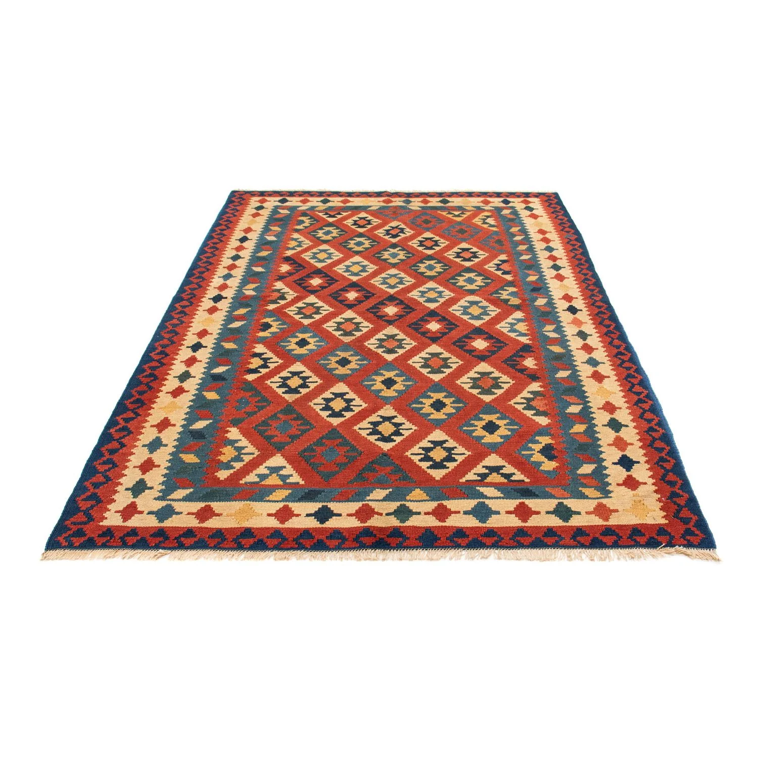 Kelim Teppich - Oriental 221 x 152 cm - mehrfarbig - Image 5