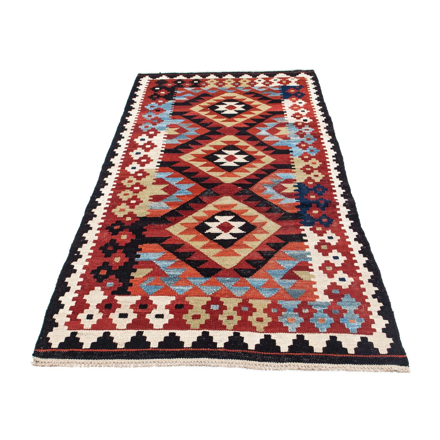 Kelim Teppich - Oriental 222 x 100 cm - mehrfarbig - Image 5