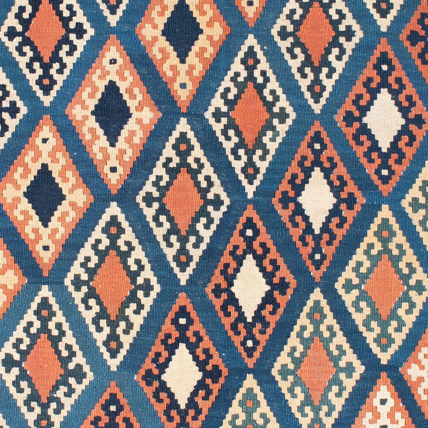 Kelim Teppich - Oriental 222 x 158 cm - blau - Image 2
