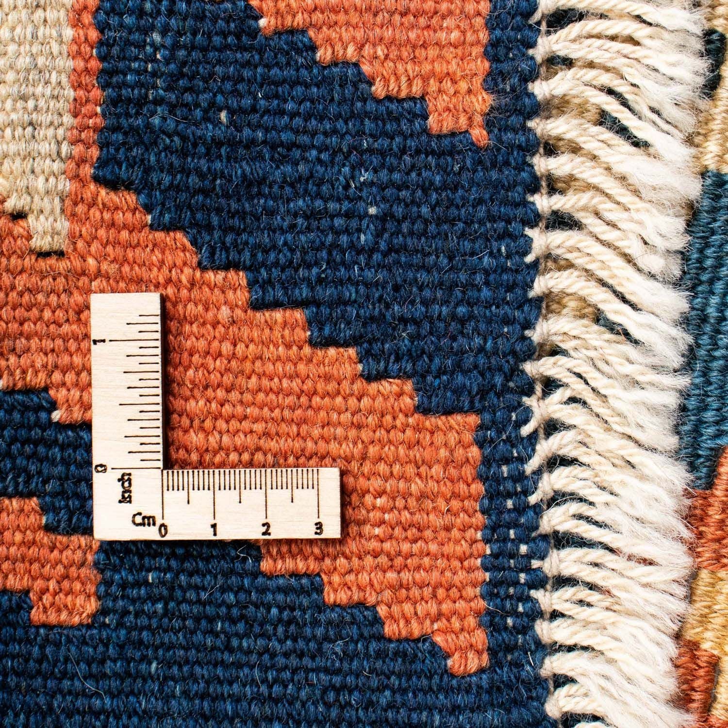 Kelim Teppich - Oriental 222 x 158 cm - blau - Image 6
