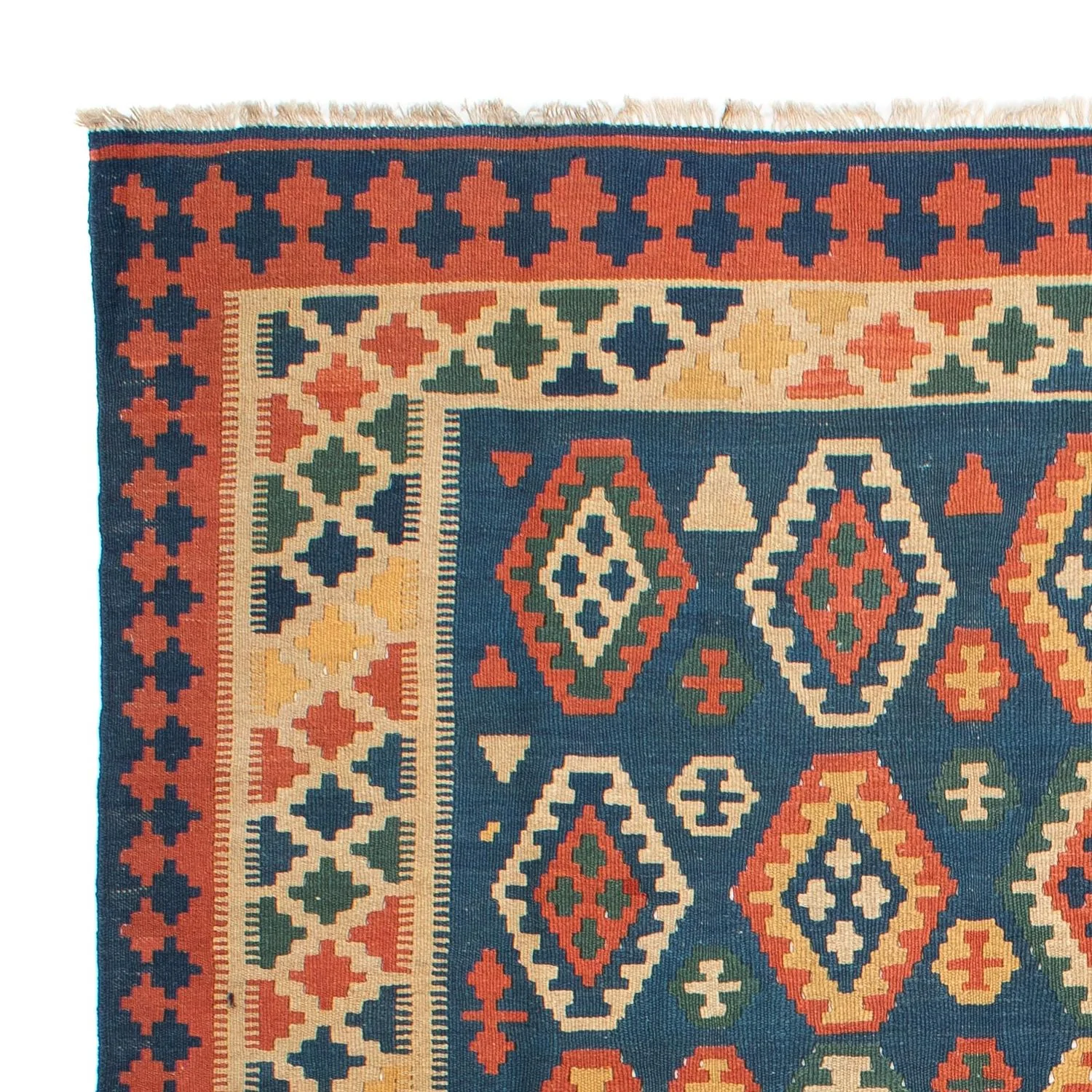 Kelim Teppich - Oriental 232 x 194 cm - blau - Image 3
