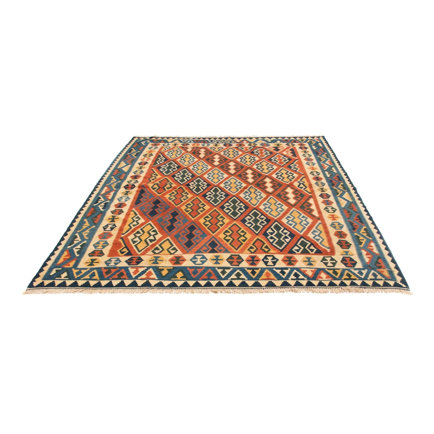 Kelim Teppich - Oriental 240 x 215 cm - mehrfarbig - Image 5