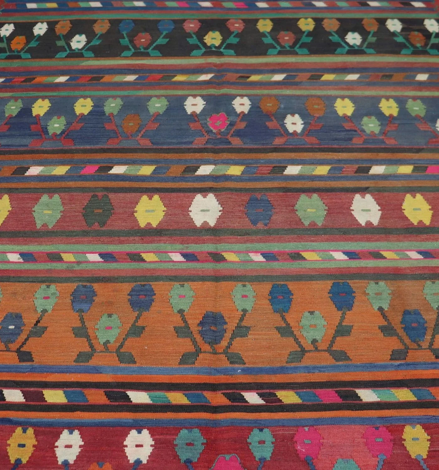 Kelim Teppich - Oriental 244 x 174 cm - mehrfarbig - Image 2