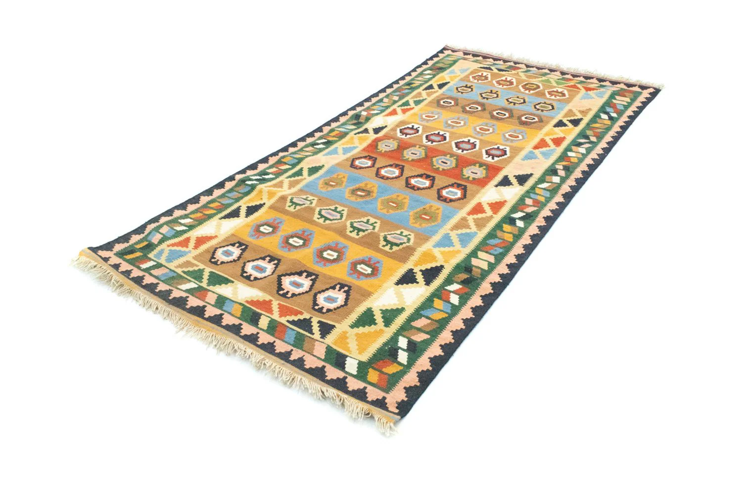 Kelim Fars Teppich 256x128cm - Image 4