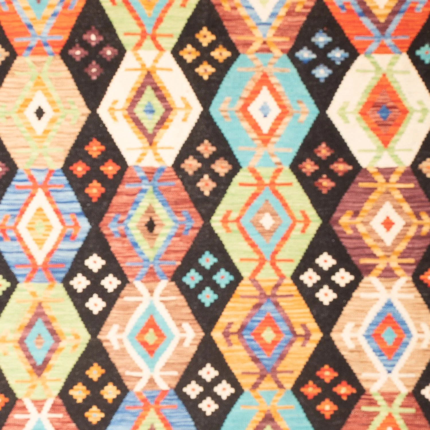 Kelim Afghan Teppich 262x179cm - Image 2