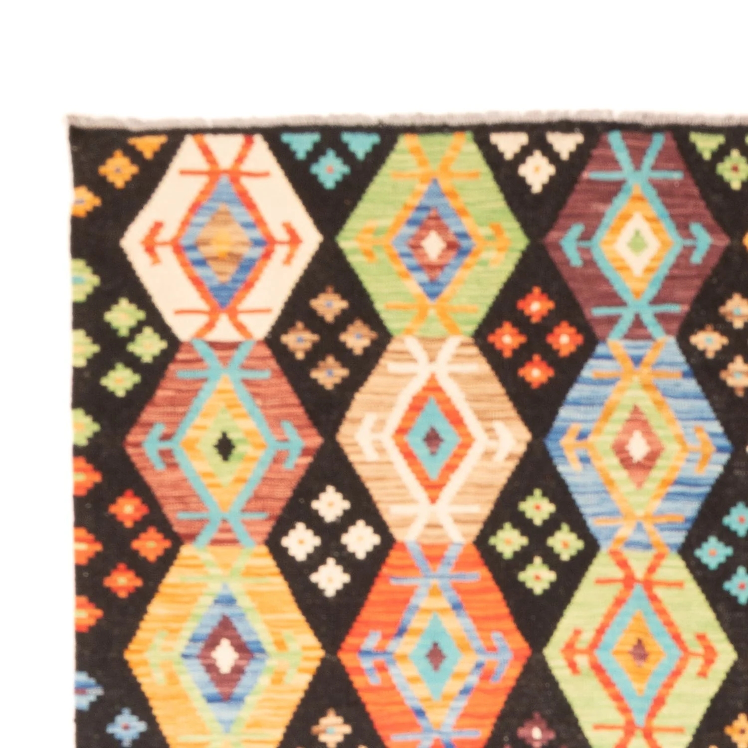 Kelim Afghan Teppich 262x179cm - Image 3