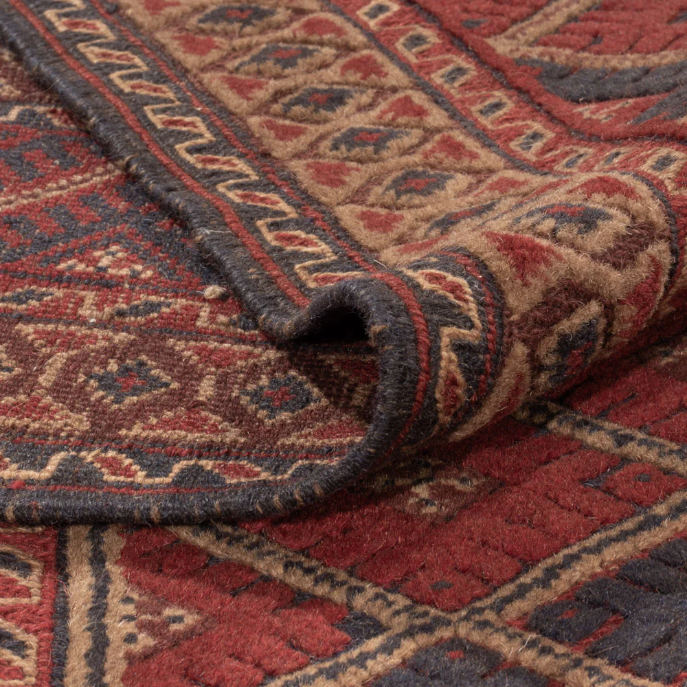 Kelim Afghan Teppich 265x212cm - Image 4