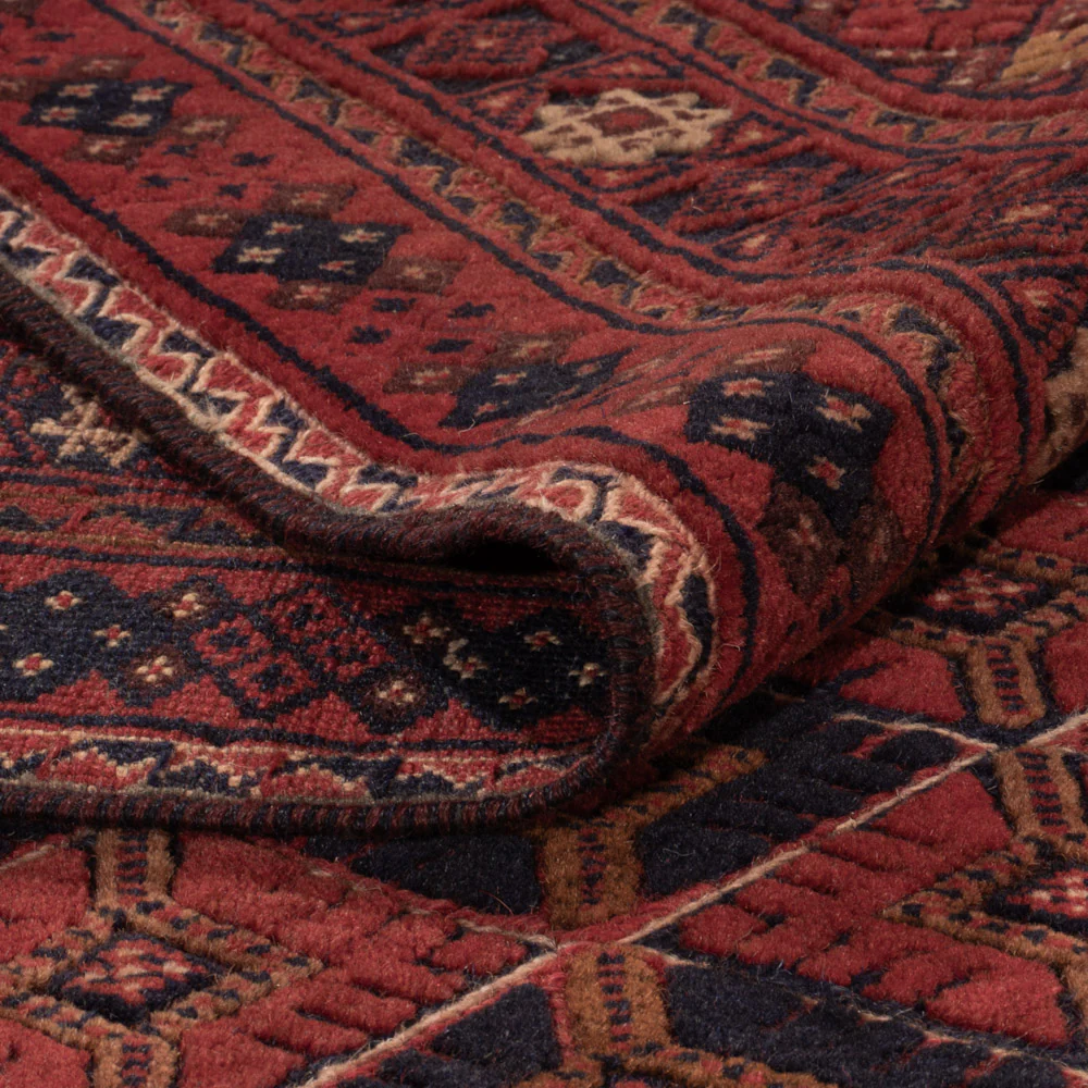 Kelim Afghan Teppich 277x201cm - Image 4