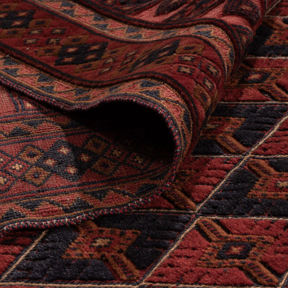 Kelim Afghan Teppich 277x202cm - Image 4