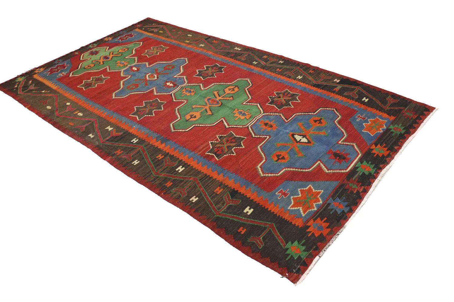 Kelim Teppich - Oriental 284 x 165 cm - rot - Image 5