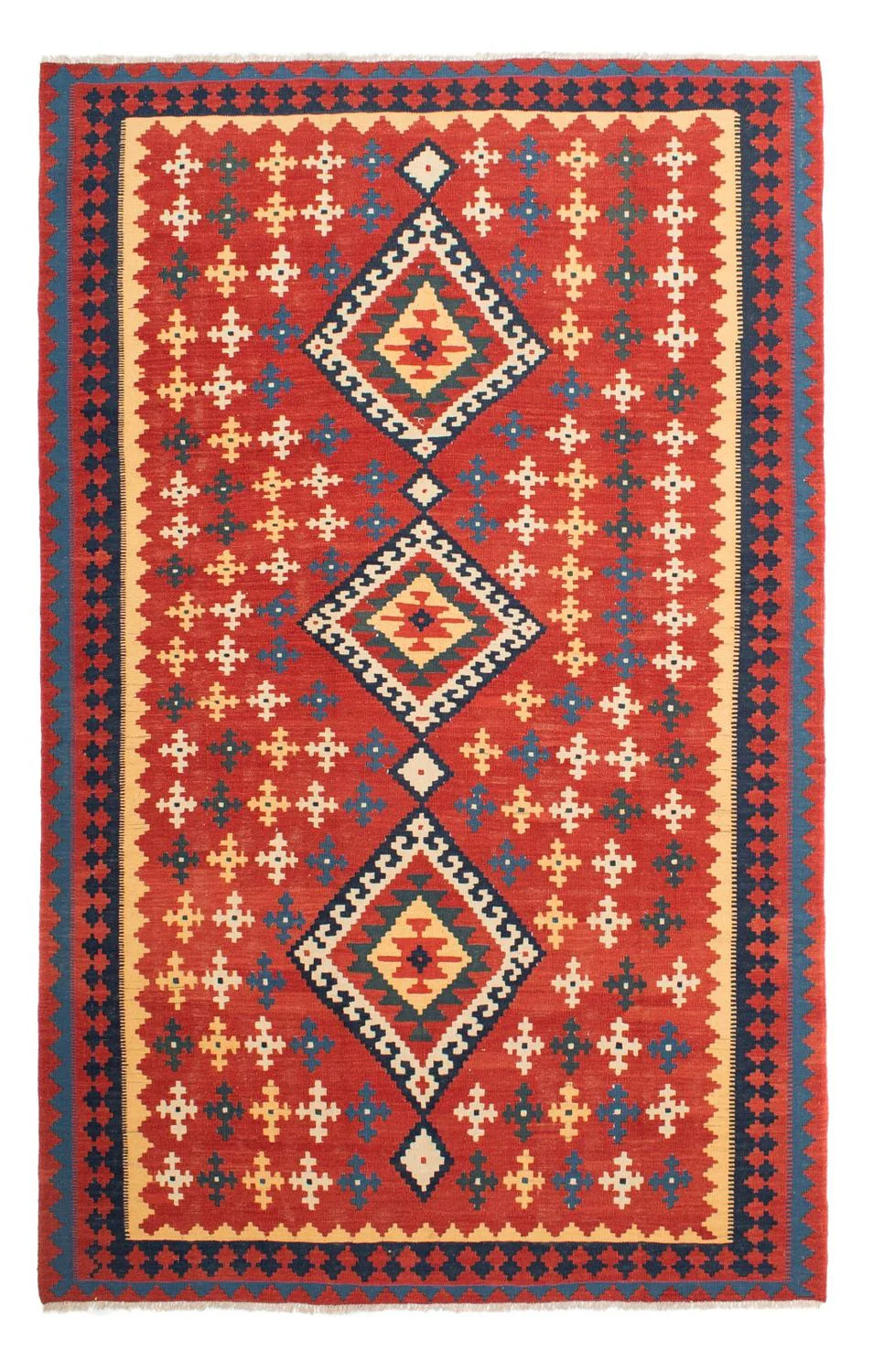 Kelim Teppich - Oriental 307 x 199 cm - rot