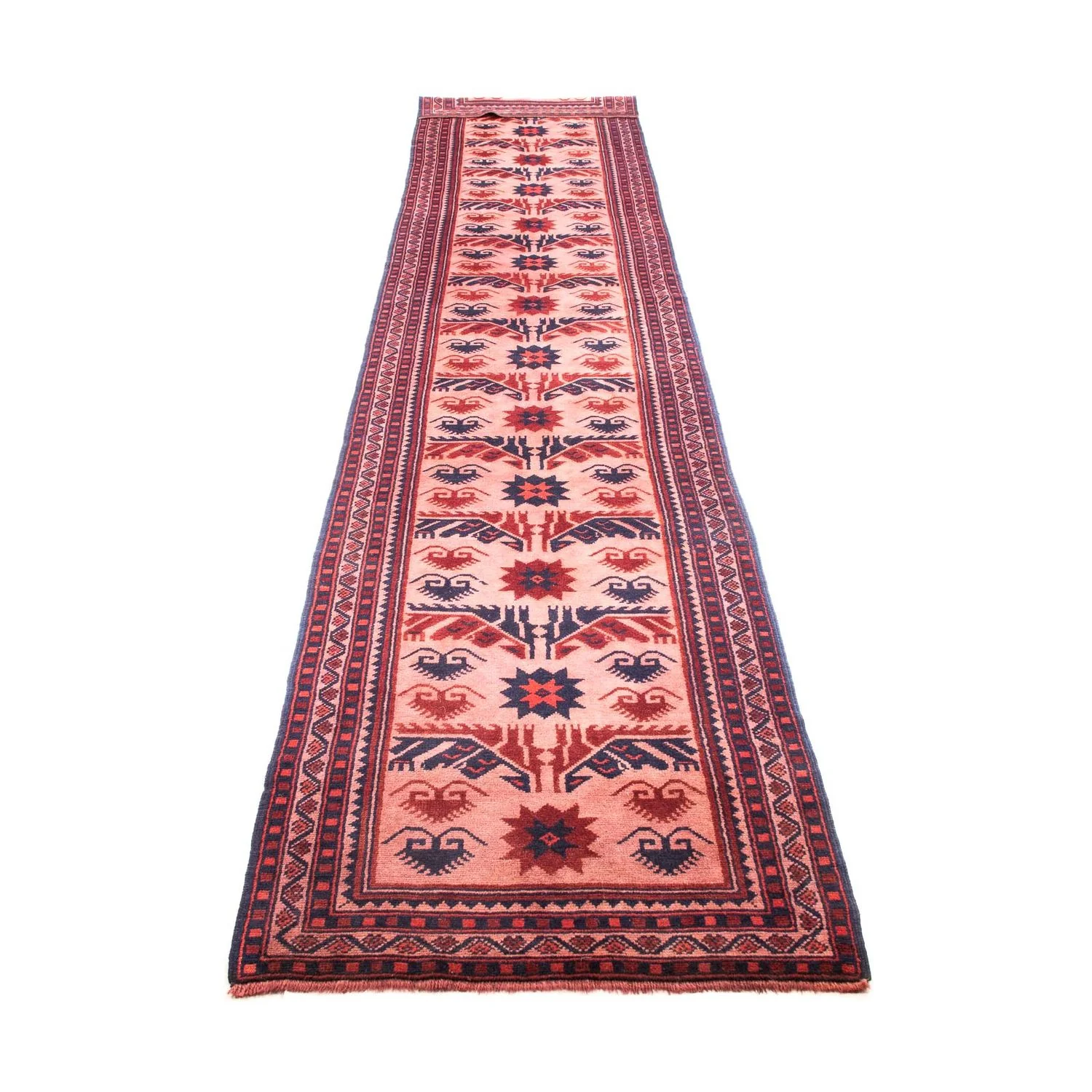 Kelim Teppich - Oriental 400 x 75 cm - hellrot - Image 5