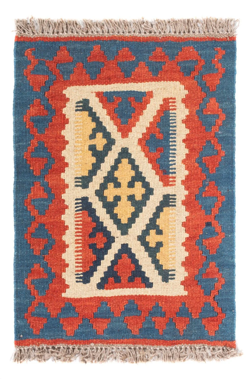 Kelim Fars Teppich 60x40cm