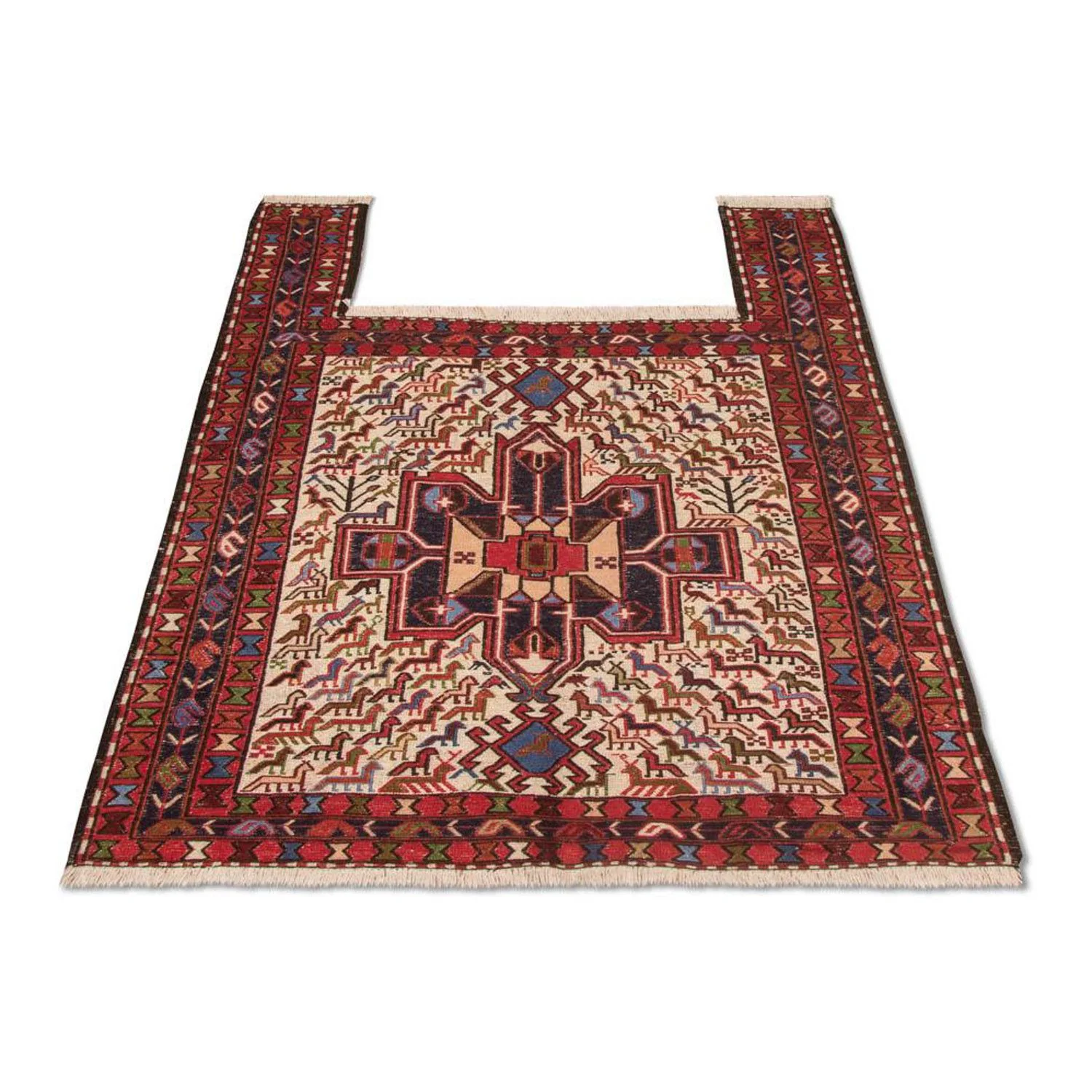 Kelim Seide Teppich 99x95cm - Image 5