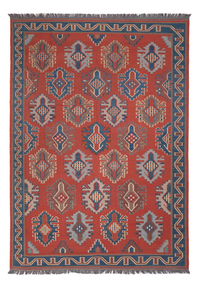 Kelim Afghan Teppich 253x177cm